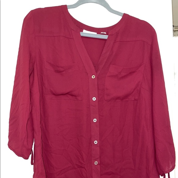 New York & Company Tops - 3/$15 New York and Company Maroon Blouse